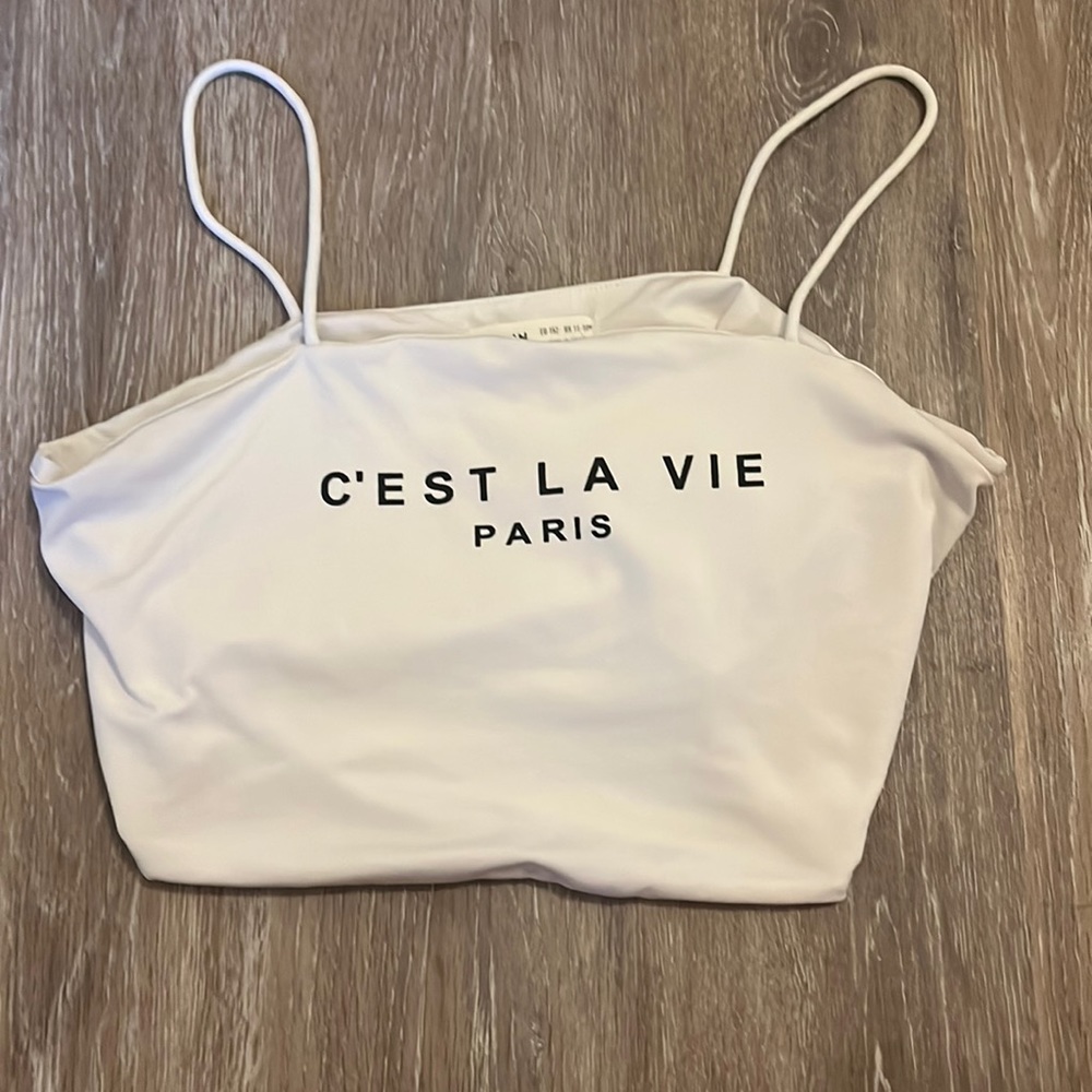 Basic white tiny top